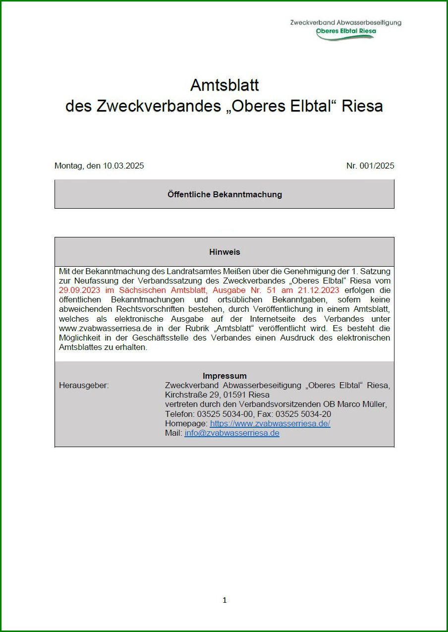 amtsblatt
